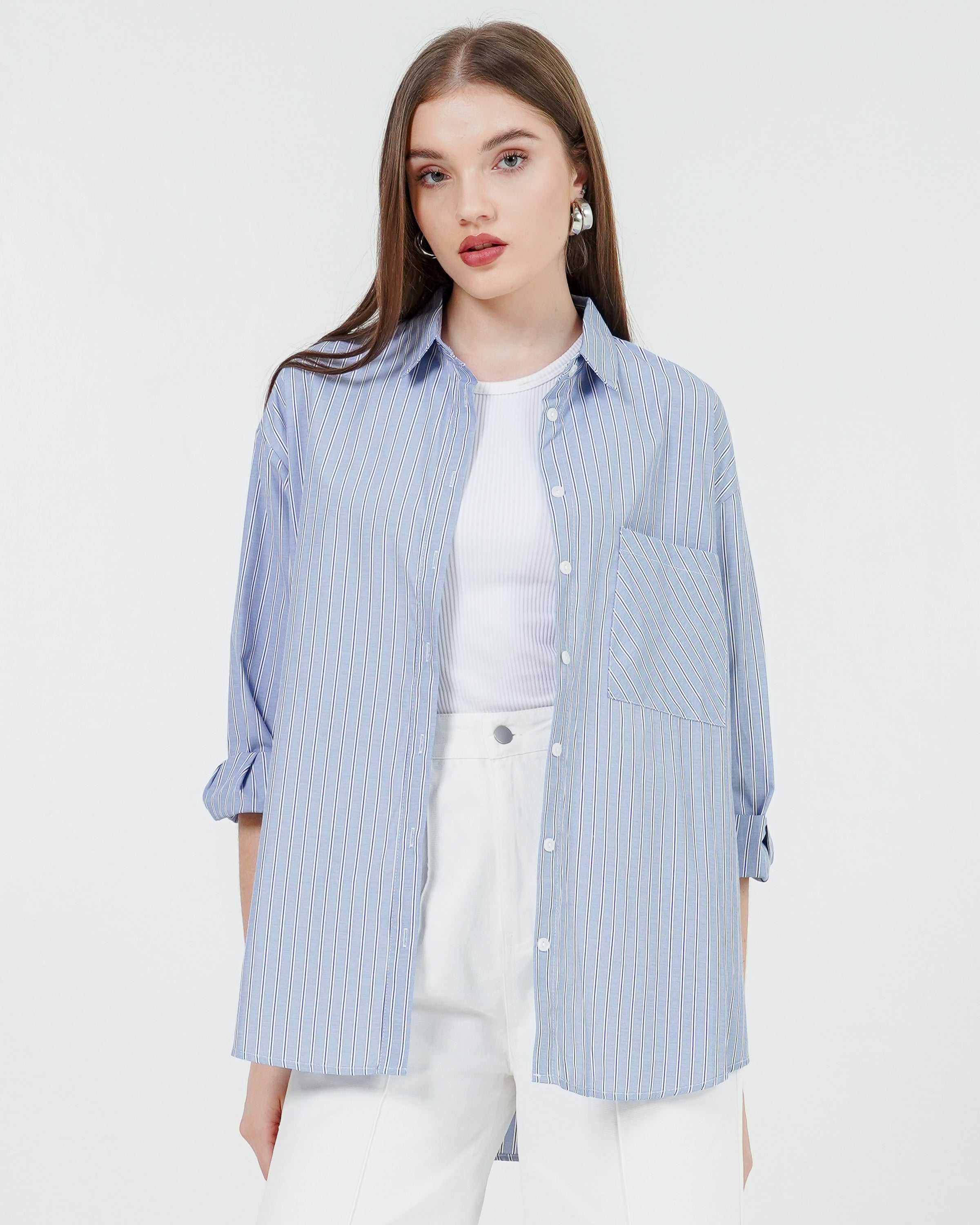 Ryann Top Blue Striped