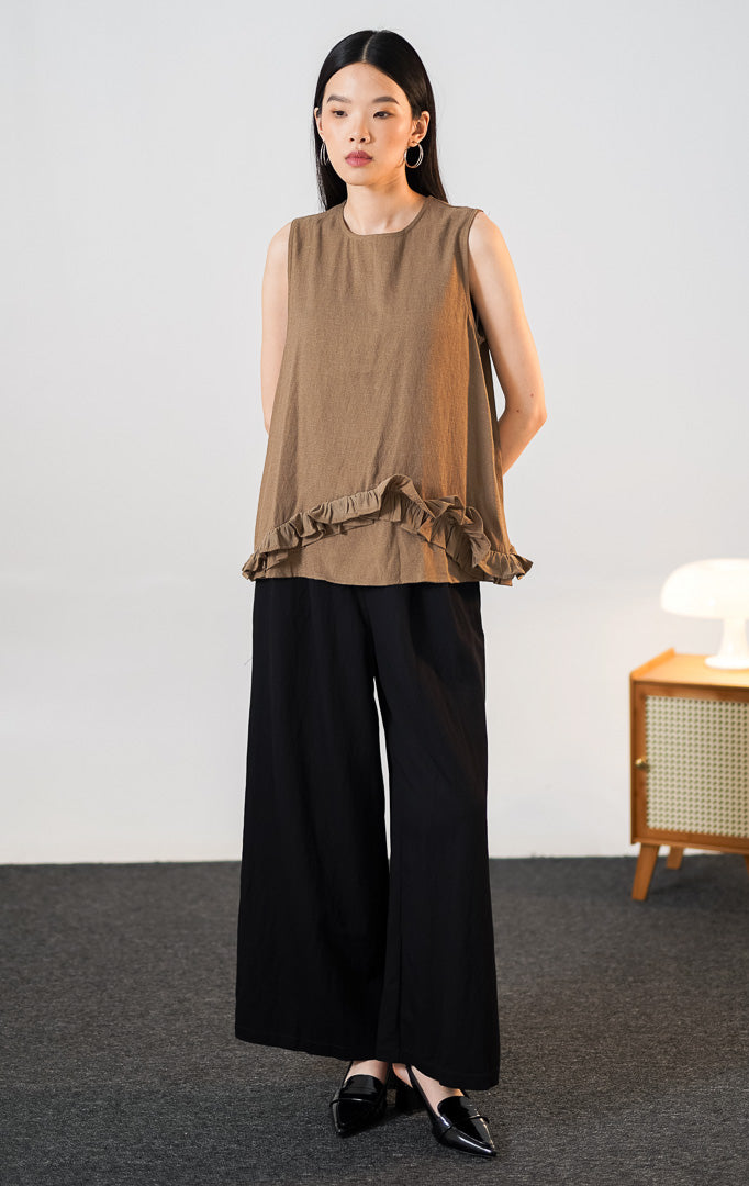 Xaria Top Brown