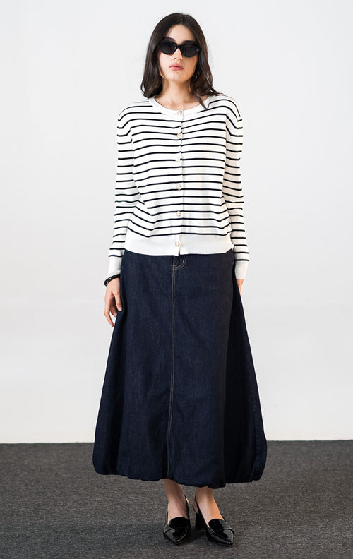 Alika Cardigan White