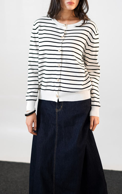 Alika Cardigan White