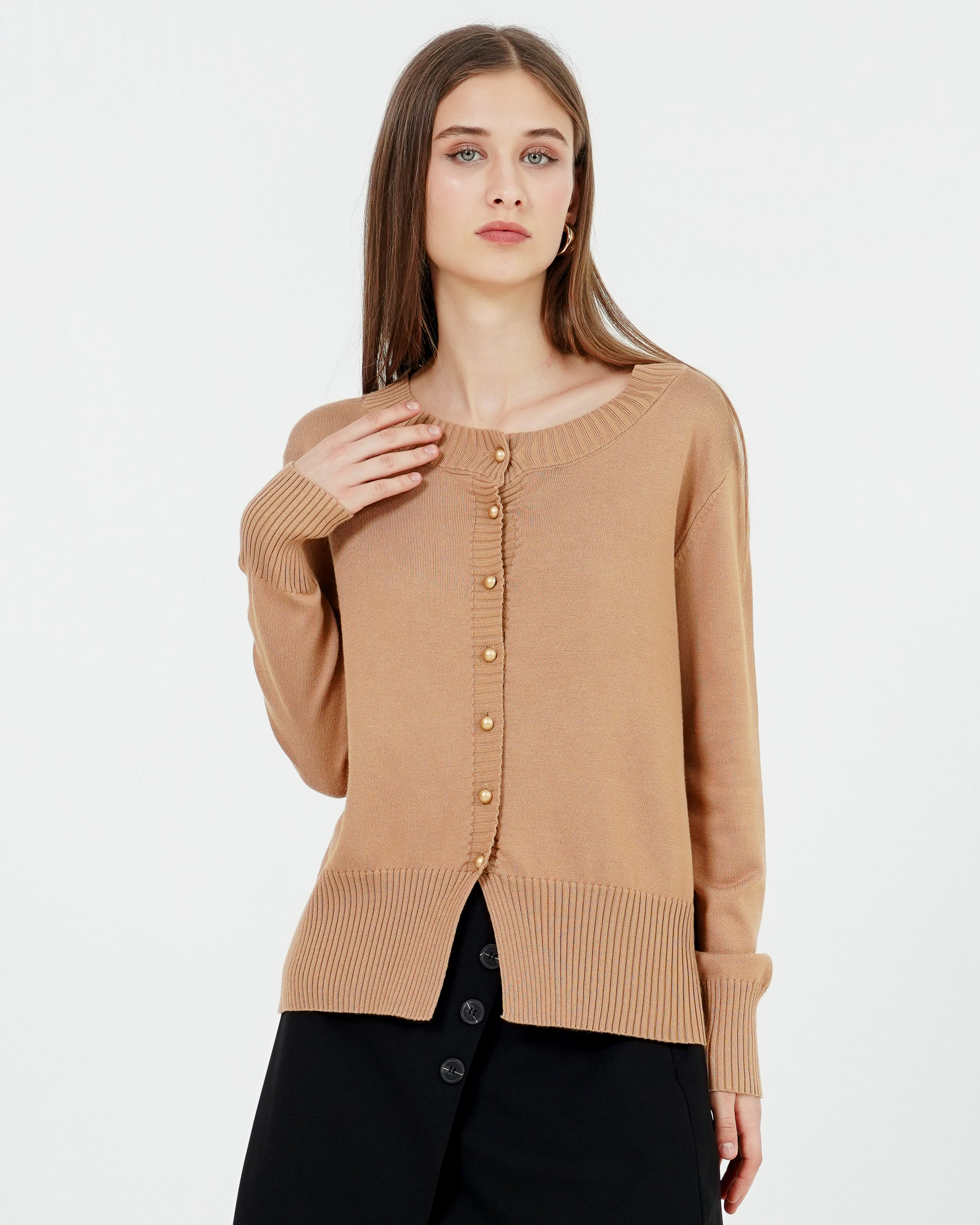 Helena Cardigan Camel