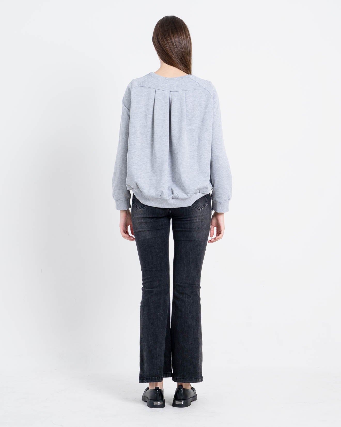 Sisca Oversized Grey Sweater – 188240