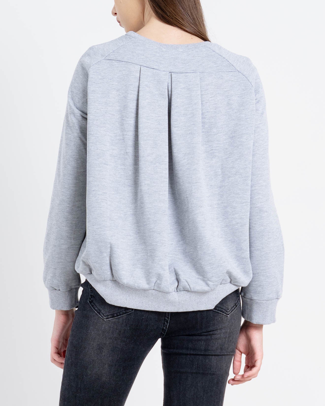 Sisca Oversized Grey Sweater – 188240