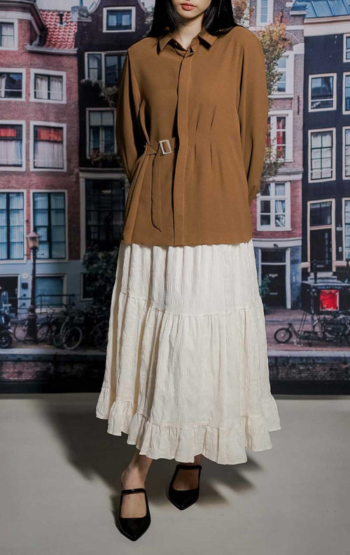 Anka Top Brown