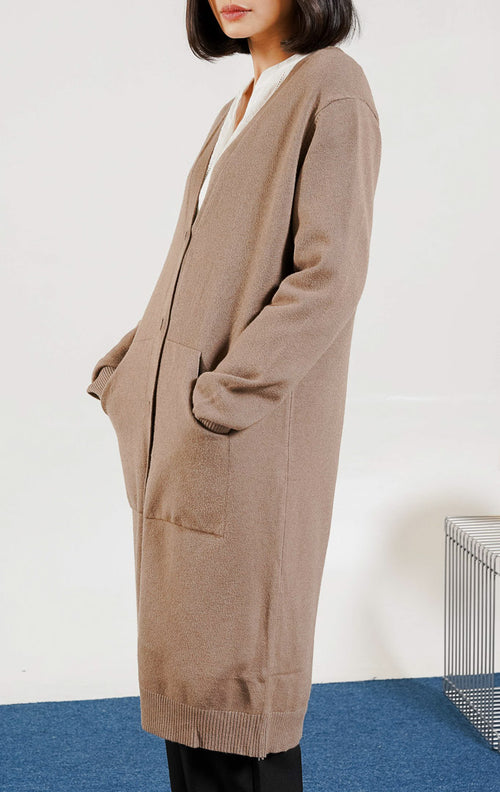 Cassie Cardigan Brown