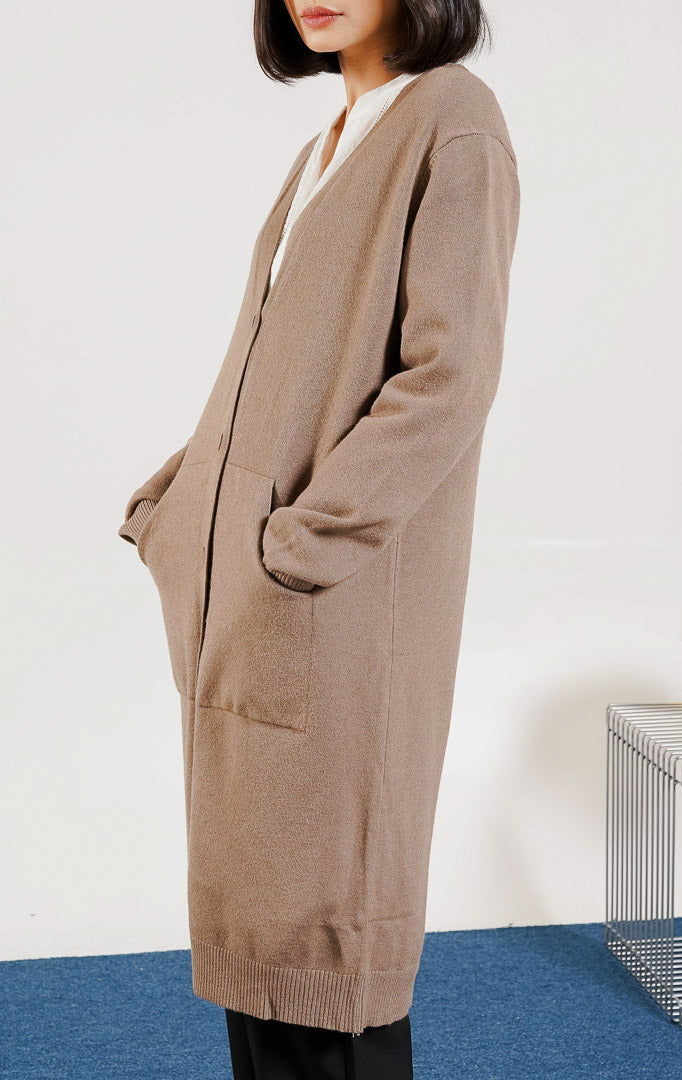 Cassie Cardigan Brown