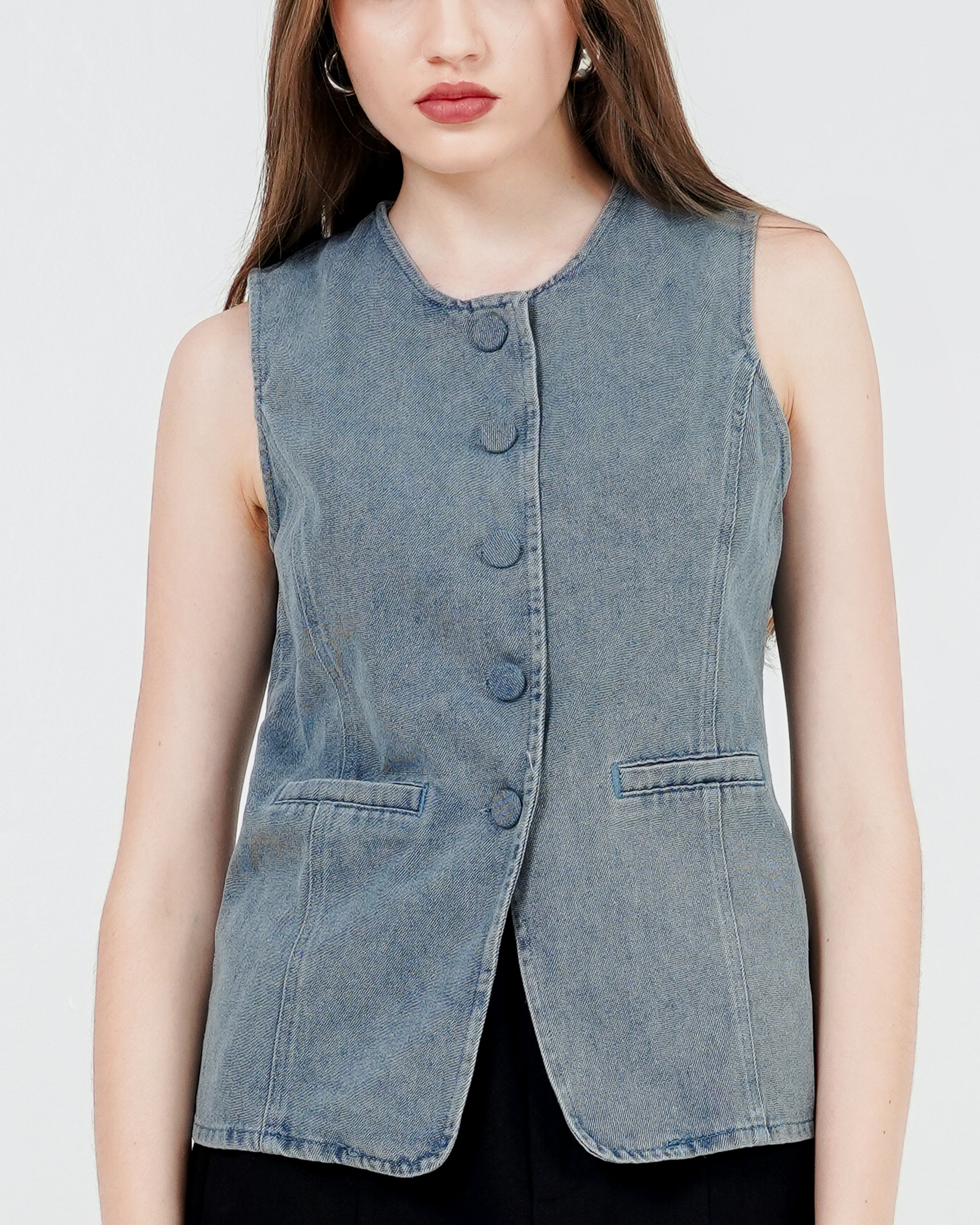 Leena Top Light Denim