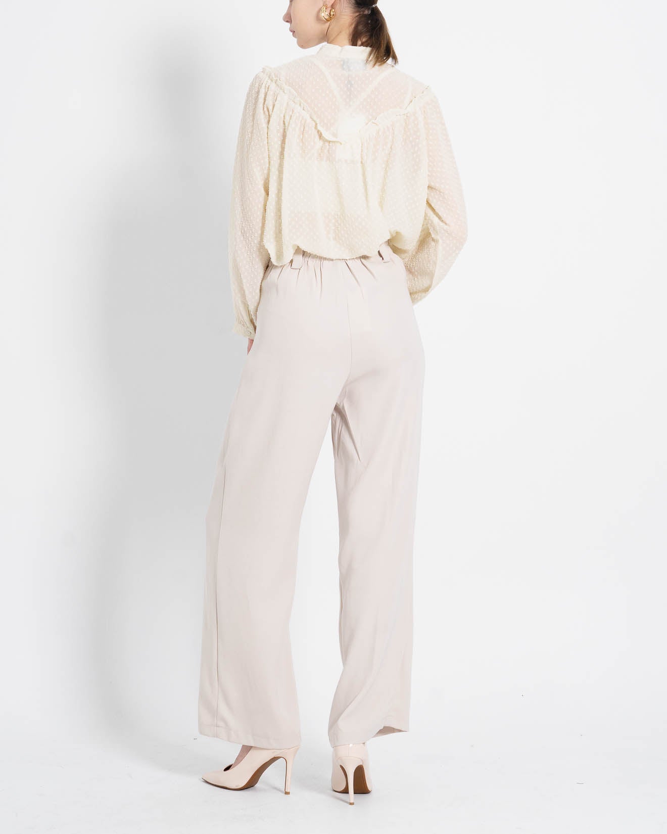 Conan Wide Ivory Pants – Celana Panjang Wanita - 288939