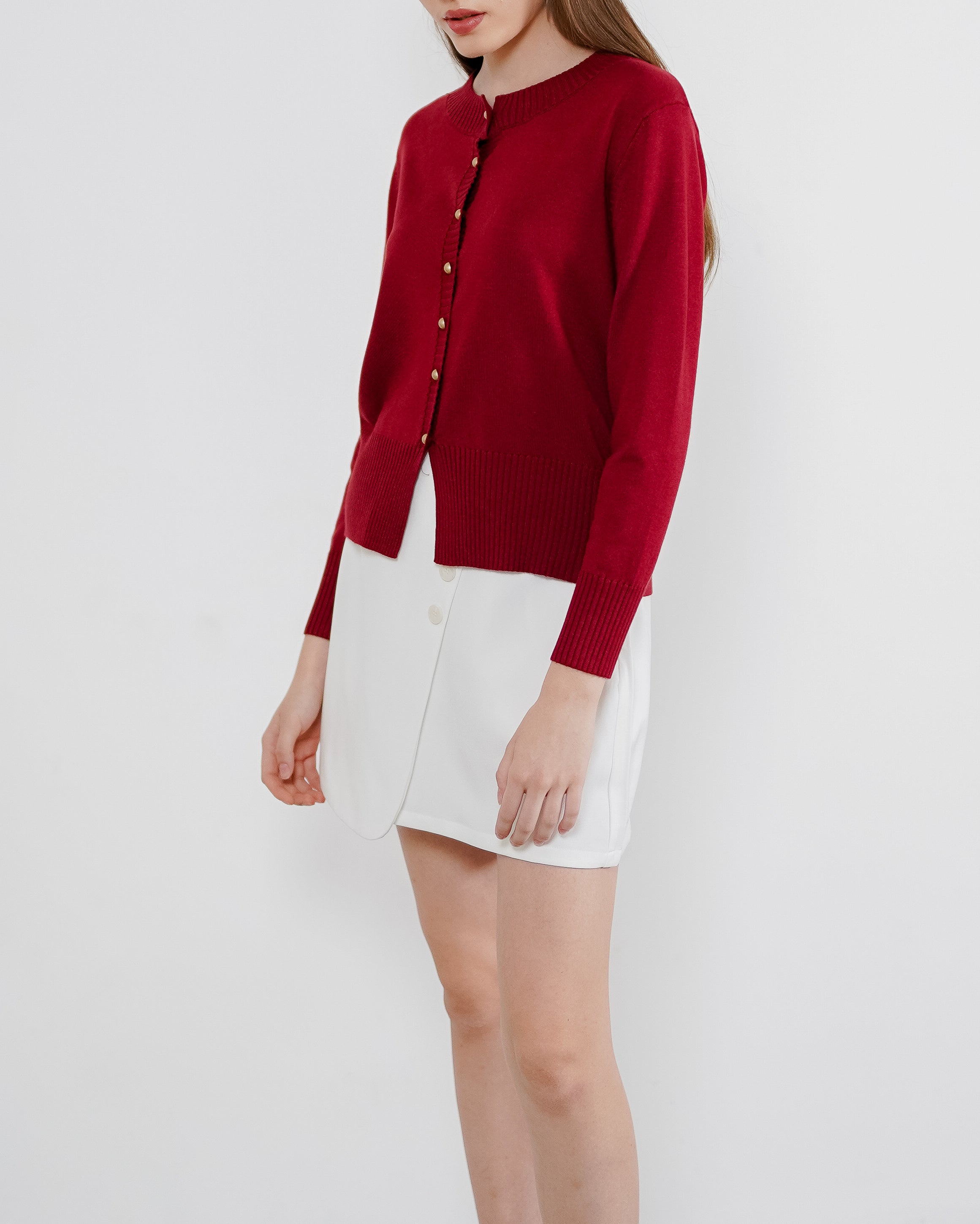 Helena Cardigan Maroon