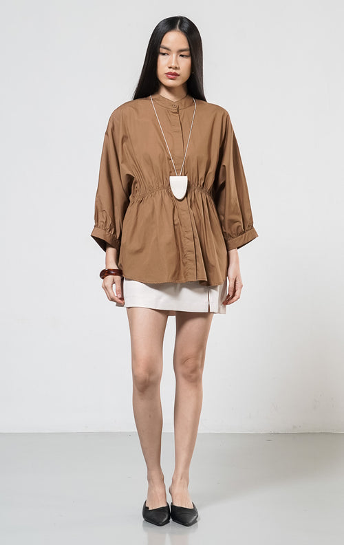 Ginera Top Brown