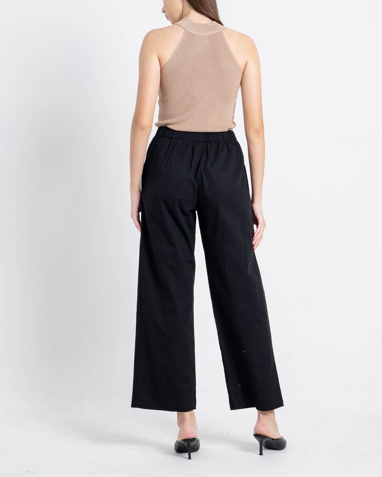 Maxime High Waist Black Pants – Celana Panjang Wanita - 288937