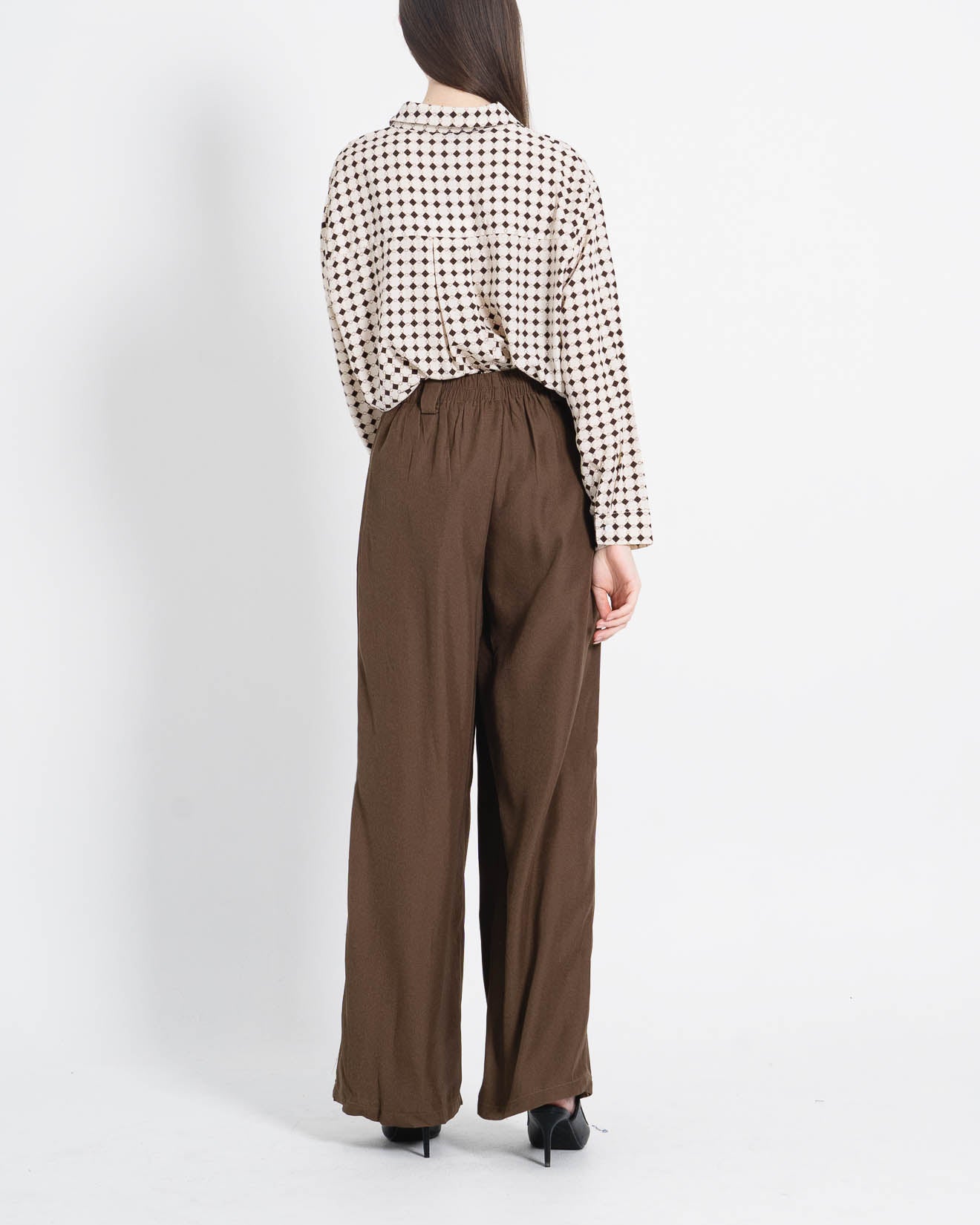 Conan Wide Brown Pants – Celana Panjang Wanita - 288938