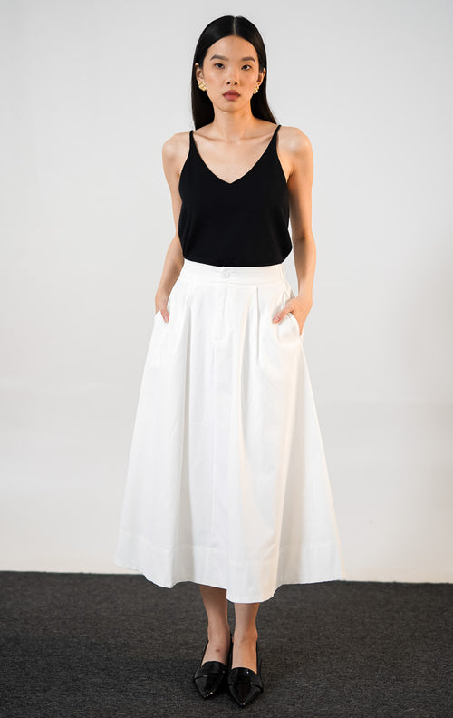 Raisa Skirt White