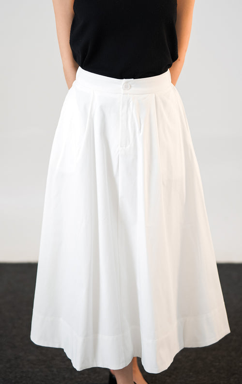 Raisa Skirt White