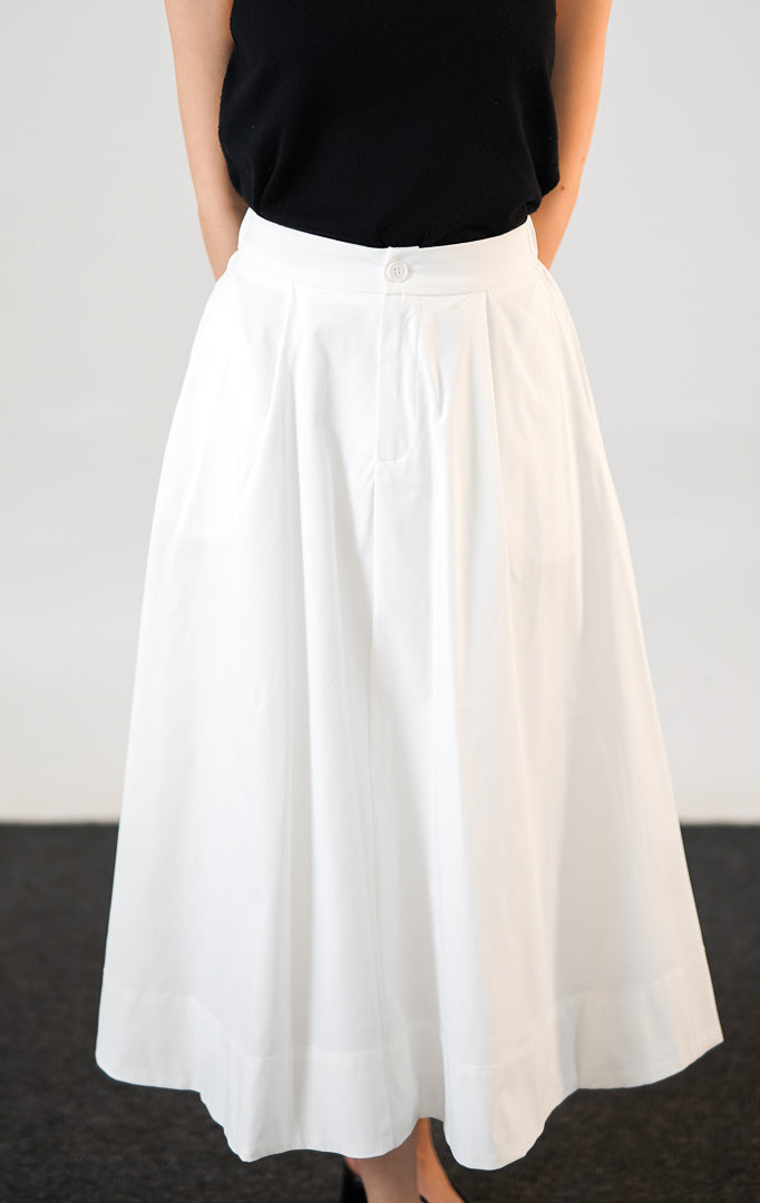 Raisa Skirt White