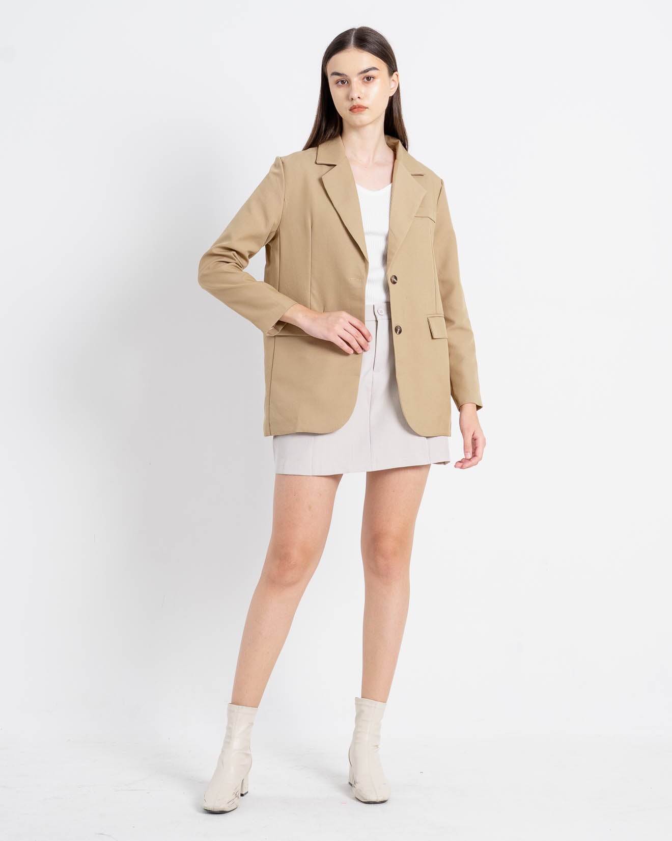 Bradley Oversized Brown Blazer – 188224