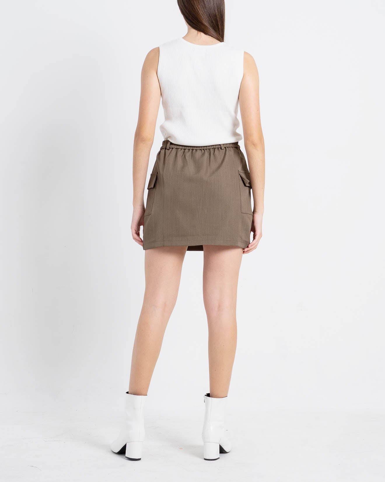 Hilton Pockets Brown Skort – Celana Pendek Casual Wanita - 288521