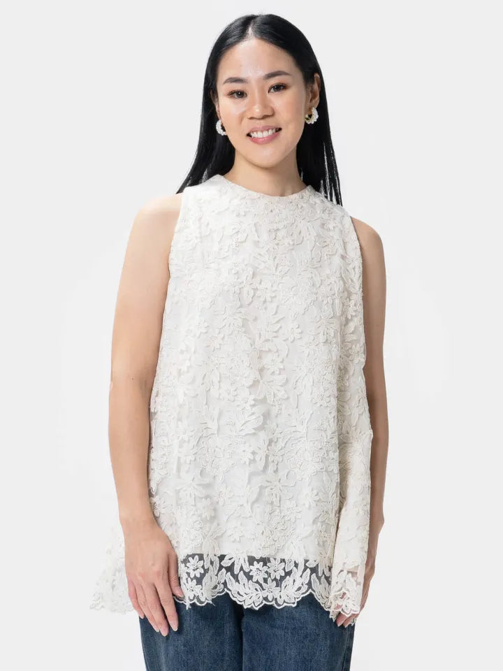 EA Chelsea Top Ivory